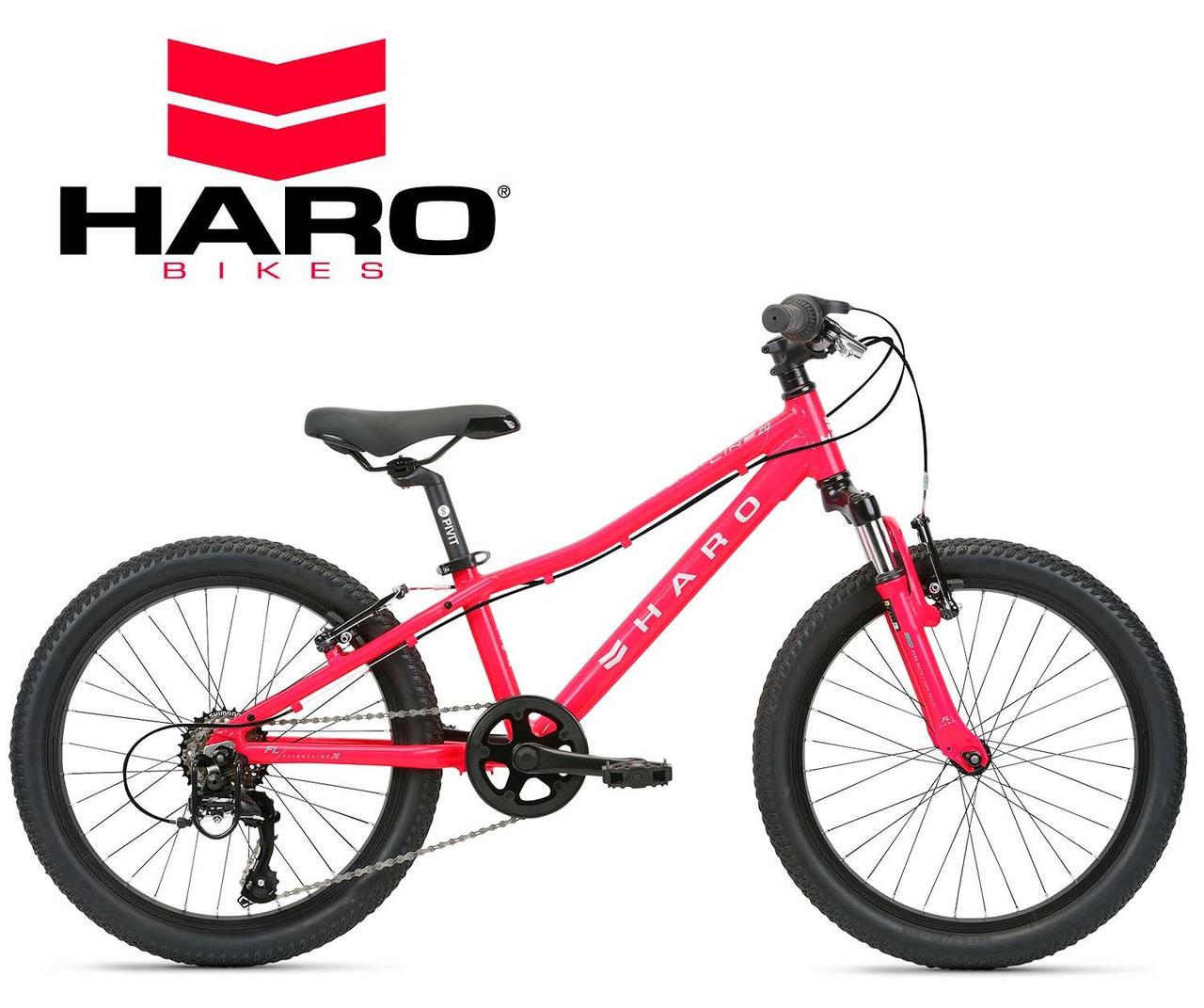 Велосипед Haro Flightline 20" Magenta / White