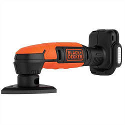 Вібраційна шліфмашина акумуляторна BLACK+DECKER BDCDS12N