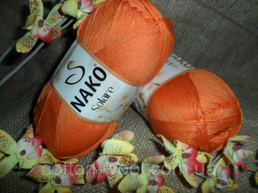 Nako Solare (Нако Соларе) 966 оранж100% єгипетська бавовна 