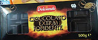 Шоколад dolciando cioccolato extra fondente 500г