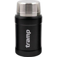 Термос Tramp із широким горлом 800 мл у чохлі — чорний