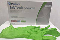 Перчатки нитриловые SafeTouch Advanced Green100шт/уп зелёный,XS