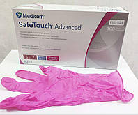 Перчатки нитриловые SafeTouch Advanced Magenta100шт/уп маджента, M