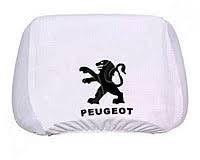 Чохли на підголовники Peugeout білі