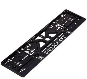 Рамка номерного знака, PEUGEOT рельєфна