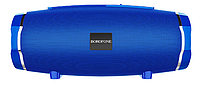 Портативная блютуз колонка BOROFONE Rich sound IPX5 BR3 |AUX, SD-card, Bluetooth, USB, FM-Radio| Синий