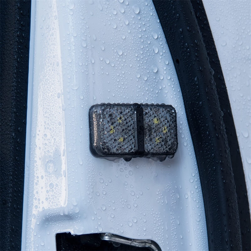 Индукционная LED подсветка дверей авто BASEUS Door open warning light (2шт/в упаковке) CRFZD-02 Белый - фото 4 - id-p1566536911