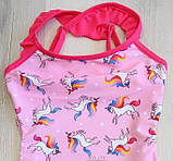 Дитячий купальник для дівчинки басейну суцільний суцільний суцільний суцільний суцільний суцільний купальний Keyzi Sky, фото 8