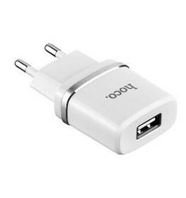 МЗП блочок 5V/1A USB-A C11 white Hoco Гарантія 1 міс