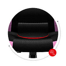 Ігрове крісло HUZARO Force 4.2 Pink Mesh Матерчатий оббивка, фото 5