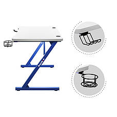 Комп'ютерний Стіл для підлітка Huzaro Hero 1.8 Blue, фото 4