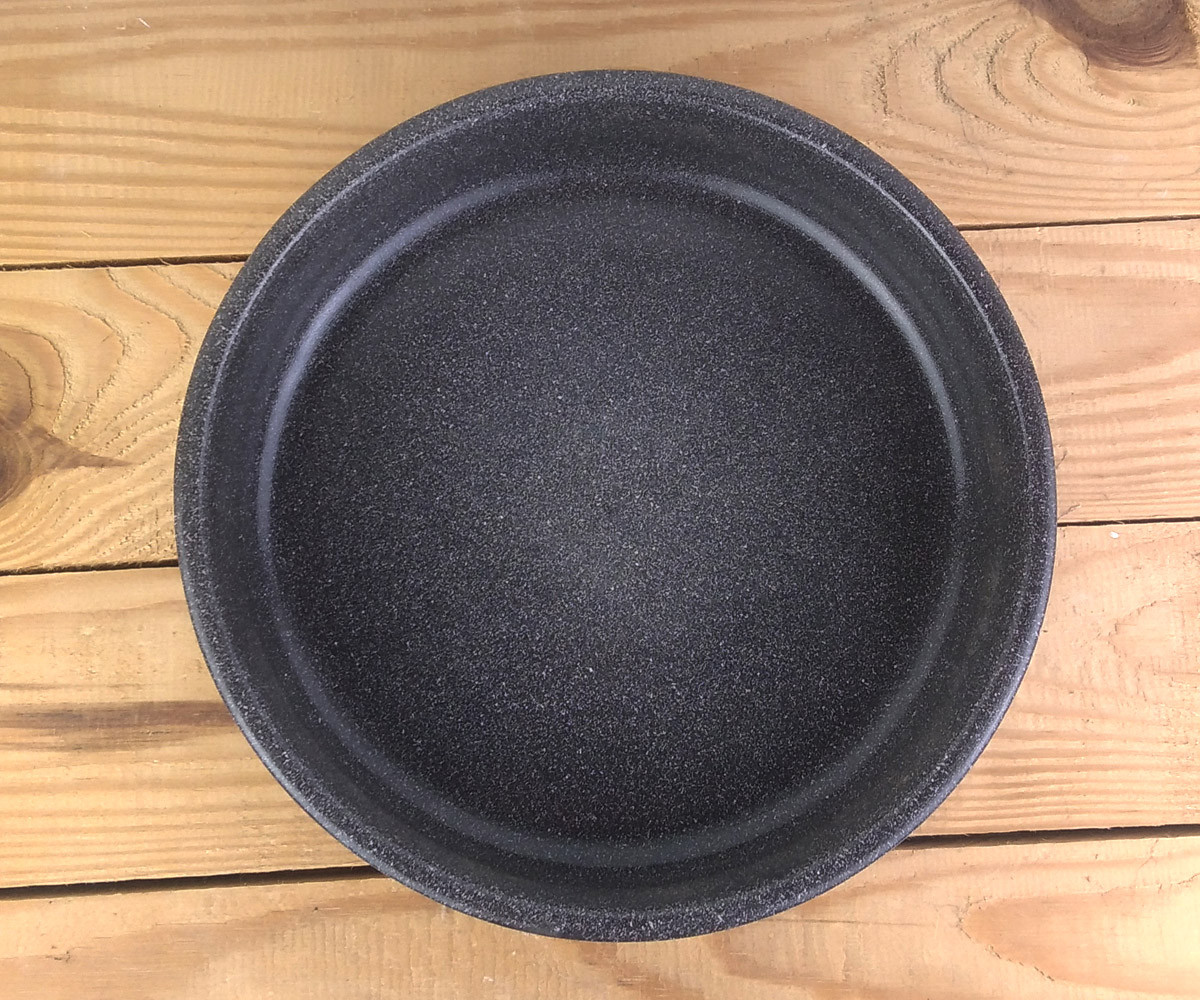 Форма для випічки керамічна кругла 26 см краплі чорна
