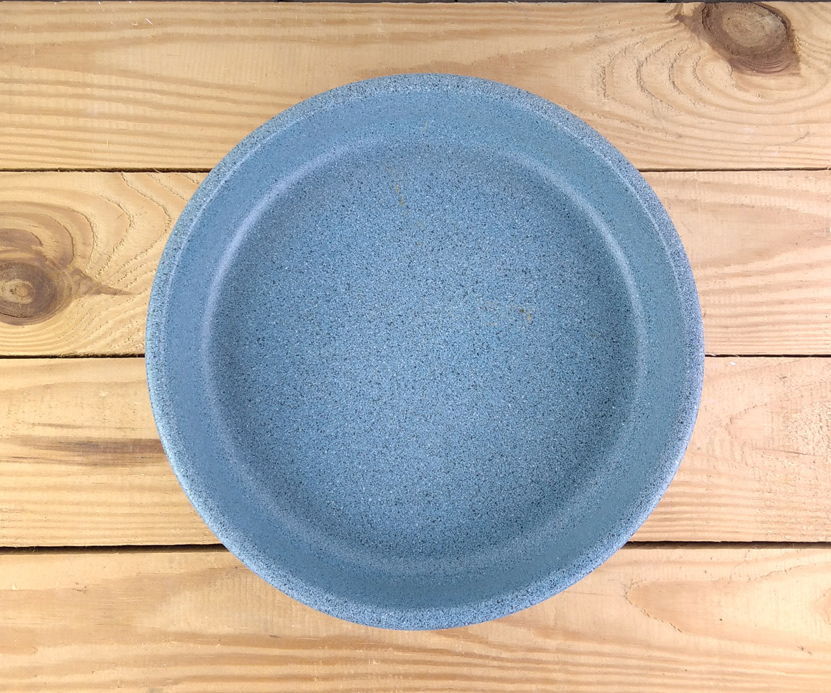 Форма для випічки керамічна кругла 26 см краплі блакитний
