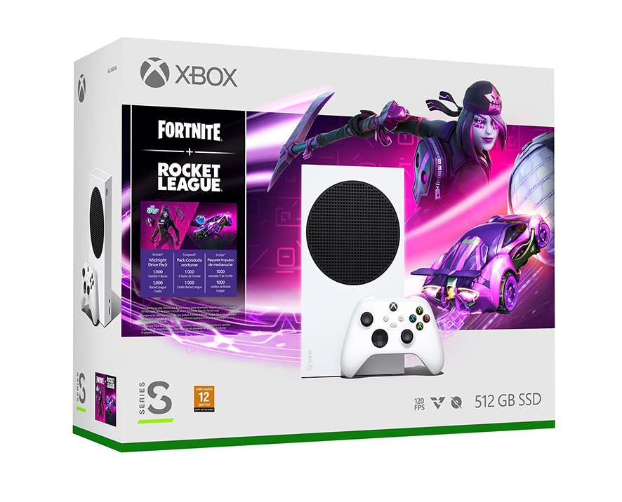 Microsoft Xbox Series S 512 GB + Fortnite + Rocket League Bundle