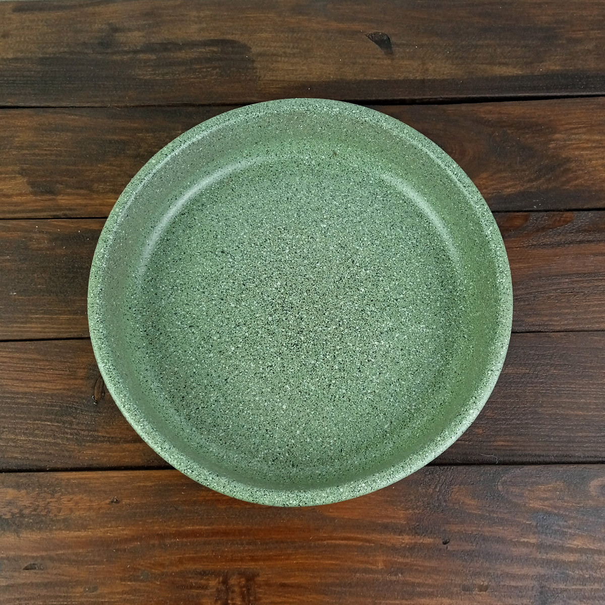 Форма для випічки керамічна кругла 26 см краплє салатна