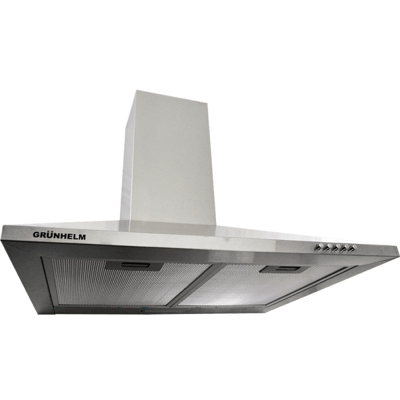Купольна витяжка кухонна GRUNHELM GVK 234 I : 67 Вт - 650 м3/год | Монтаж біля стіни | З нержавіючої сталі