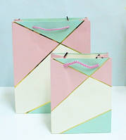 Подарункові пакети "Геометрія" 18х23 см