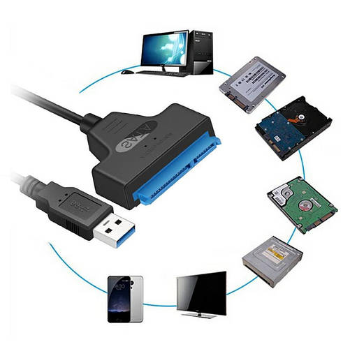 Купить Переходник USB 3.0 - SATA 2.5 для жесткого диска HDD SSD, цена ...