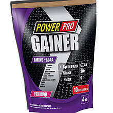 Високобілковий гейнер для набору ваги Power Pro Gainer 4000 г
