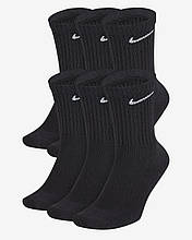 Шкарпетки спортивні Nike Everyday 6 пар SX7666-010 Чорний