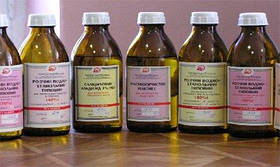 Типові розчини водно-етанольні для визначення сивушного масла в спирті (ДСТУ 4181)