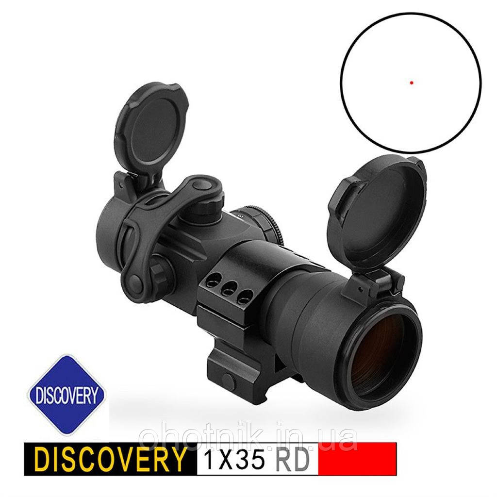 Приціл коліматорний DISCOVERY RED DOT 1x3 RD