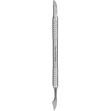 Лопатка манікюрна Staleks Pro EXPERT PE-90/3, скошений пушер + сокирка, фото 1