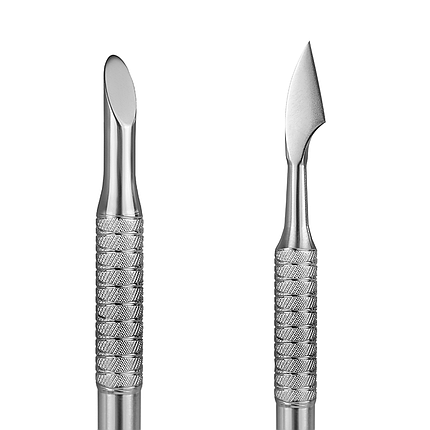 Лопатка манікюрна Staleks Pro EXPERT PE-90/3, скошений пушер + сокирка, фото 3