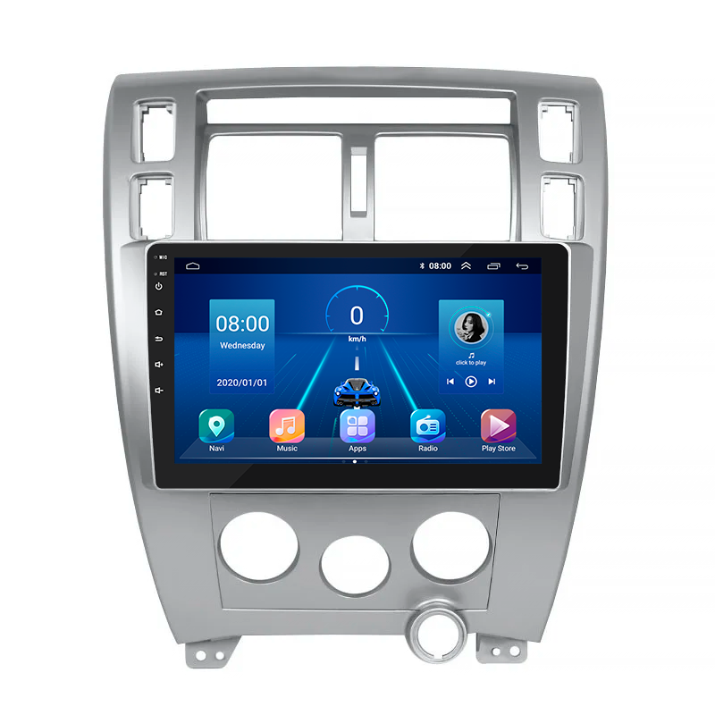 Штатна магнітола Lesko для Hyundai Tucson I 2004-2010 екран 10" 2/32Gb/4G/ Wi-Fi Top Android