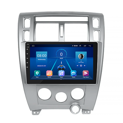 Штатна магнітола Lesko для Hyundai Tucson I 2004-2010 екран 10" 2/32Gb/4G/ Wi-Fi Top Android, фото 1