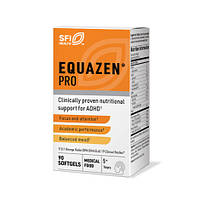 EQUAZEN PRO Омега при дефиците жирных кислот у людей с СДВГ, ADHD 90 голевых капсул.