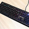 Провідна ігрова USB клавіатура Fantech K612 Soldier з підсвіткою, Black, фото 3