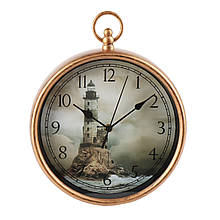 Оригінальний настінний годинник у вінтажному стилі "Маяк" 31 см (пластик)
