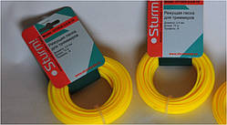 Лісочка для тріммера 3.0 мм (зірка) жовтий 15 м GT 3535 3.0.8 Sturm