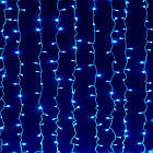 Світлодіодна гірлянда штора Xmas 600 Led 8х1.5м Синя Лучшая цена, фото 2