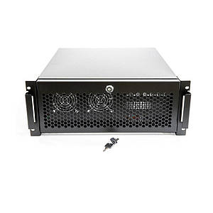 Корпус серверний Rackmount 19" 4U CSV 4U-K EATX 4*FAN80мм USB2.0 ключ чорний новий