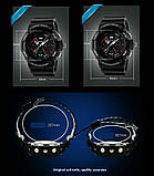 Годинник спортивний Skmei 0966 Dual Time Чорні, фото 10