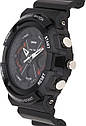 Годинник спортивний Skmei 0966 Dual Time Чорні, фото 2
