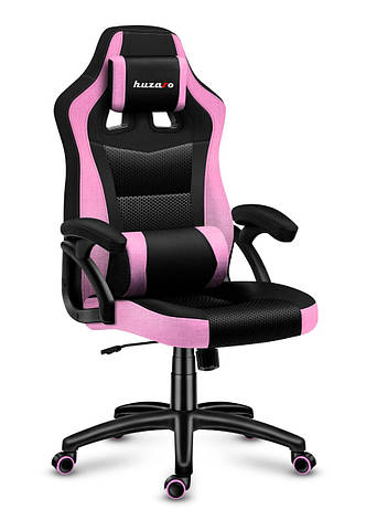 Ігрове крісло HUZARO Force 4.2 Pink Mesh Матерчатий оббивка, фото 1