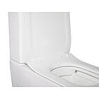 Унітаз-компакт Qtap Crow безободковый з сидінням Soft-close QT05222170W, фото 6