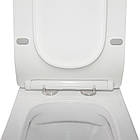 Унітаз-компакт Qtap Crow безободковый з сидінням Soft-close QT05222170W, фото 7