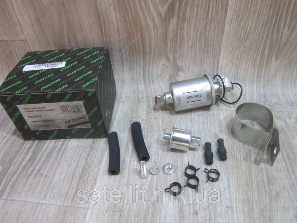 Насос паливний електр. універсальний. (Вмісце механічного) ДО V-2,5 ЛІТРА!!!, DK8012/DEC.8012, фото 1