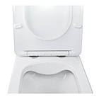 Набір Qtap інсталяція 3 в 1 Nest QT0133M425 з панеллю змиву круглої QT0111M11112CRM + унітаз з сидінням Swan, фото 6