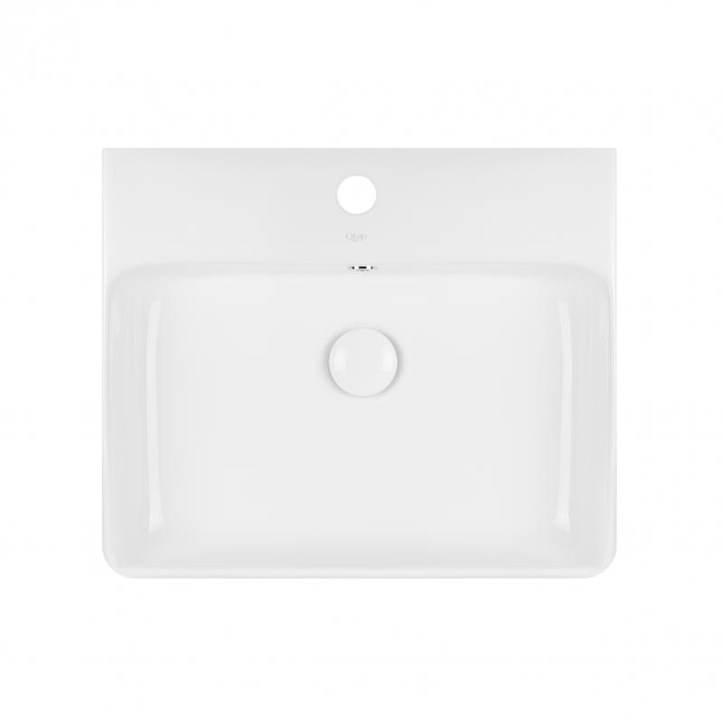 Раковина Qtap Nando з донним клапаном QT1211K404AW