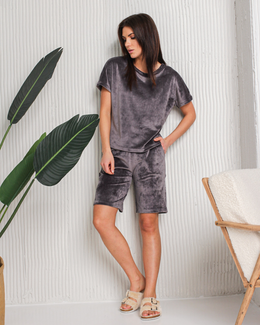 Домашній комплект футболка+бермуди 0290/291 Barwa garments