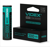Акумулятор VIDEX 18650 3000 mAh (захист)
