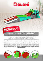 Дитяча гірка з машинкою Doloni 3000 мм. (01491/1) Зелена, фото 5