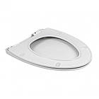 Унітаз підвісний Qtap Leo безободковый з сидінням Slim Soft-close QT11331002ERW, фото 8