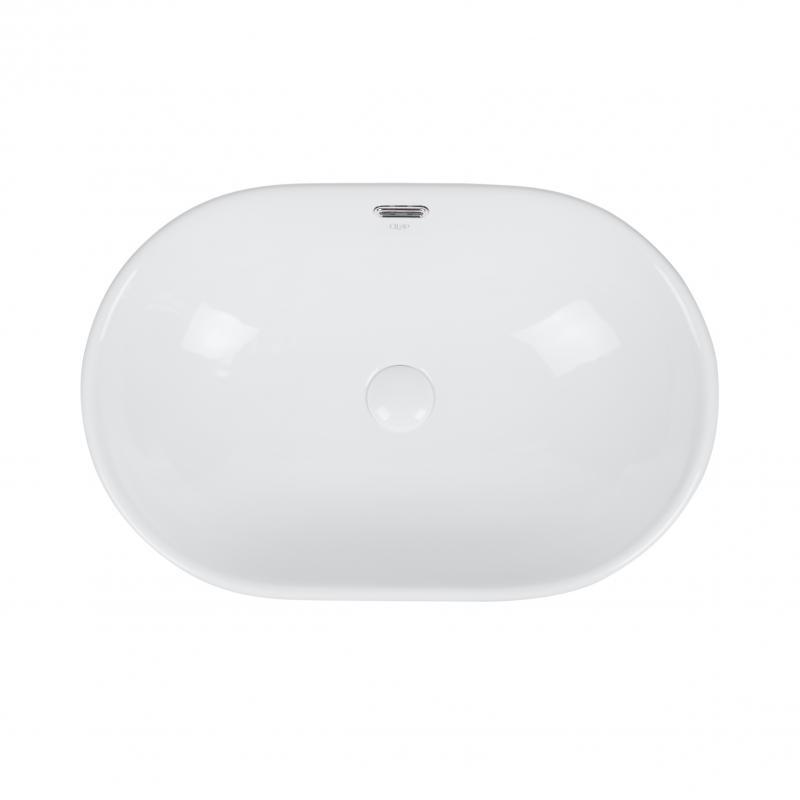 Раковина Qtap Leo з донним клапаном QT11115010W
