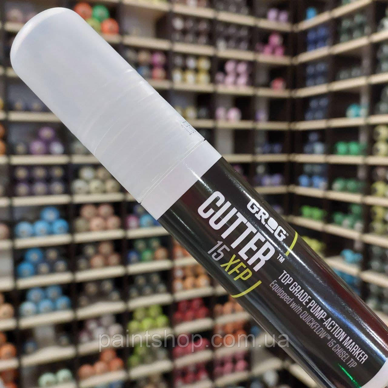 Маркер спиртовий Grog Cutter 15 XFP Bogota White (Білий) 15 мм
